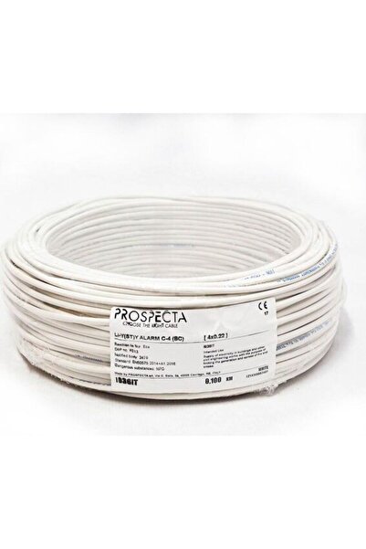 PROSPECTA Cablu alarma 4 x 0.22 premium, cupru 100%, cod I036IT, Li-Y(ST)Y, m...