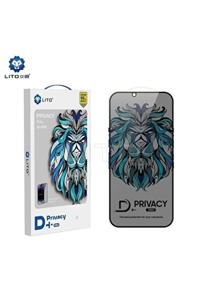 Lito D+ Pro Μεμβράνη Απορρήτου για iPhone 14 Pro Max - Μαύρο Πλαίσιο