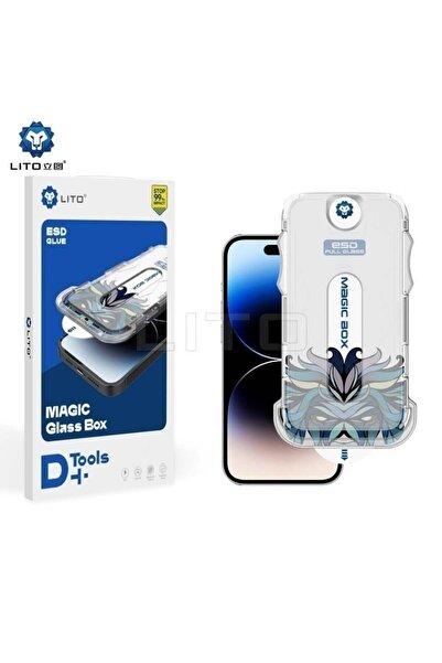 Lito Folie de protecție Magic Clear pentru iPhone 15 Pro Max, Glass Box, D+ T...