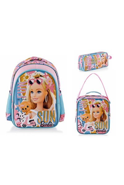 Barbie Licensed Primary School Bag Set 3-Piece Due Fun in the Sun 3-Piece Pri...