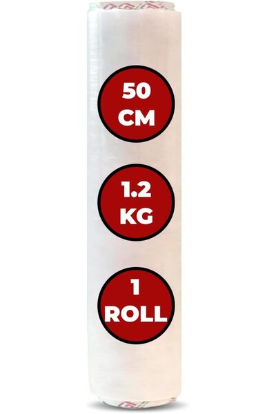 GINI Heavy Duty Stretch Film Wrap – 1.2kg, 400m Core | Industrial Cling Film ...