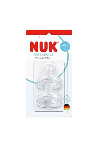 Nuk First Choice Silikon Biberon Emziği Medium(3ay+)