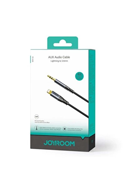 Joyroom Audio Cable SY-A 06, Lightning to 3.5 mm Jack M, 1.2 m - Black