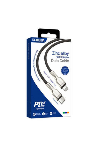 KAKU Data and Charging Cable KSC-685, USB-C to Lightning, PD 20 W, QC 3.0, 1....