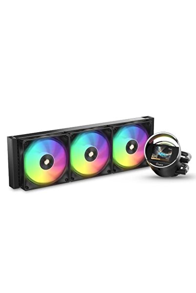 OCYPUS Sigma L36 BK ARGB 360mm AIO Liquid CPU Cooler with 2.4" LCD Display
