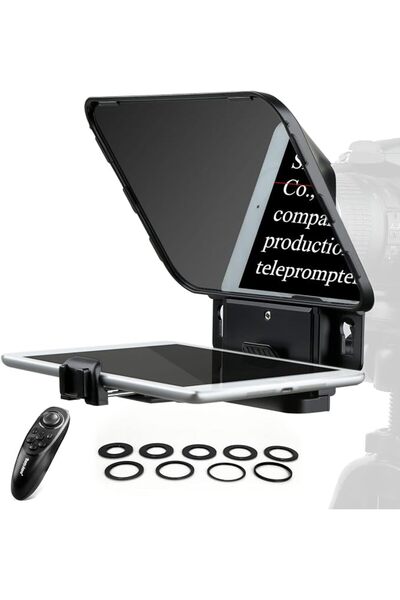 DF DIGITALFOTO Desview T3 Teleprompter for Smartphone, Tablet and DSLR Camera...