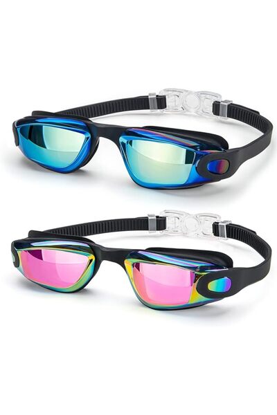KASTWAVE Swim Goggles for Kids, 2 Pack Swimming Goggles, No leaking, Anti-Fog...