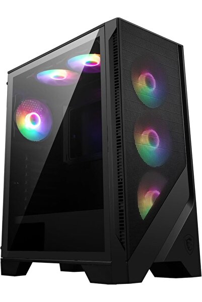 MSİLETİSİM MSI MAG FORGE 120A AIRFLOW Mid-Tower PC Case - ATX Capacity, RTX 4...