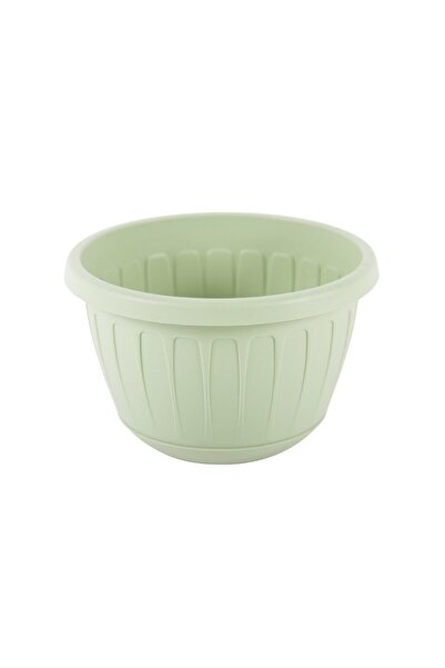 OEM Stella plastic pot, hanging, olive green, D 26 cm