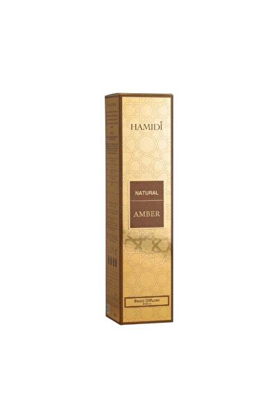 Hamidi Natural Amber Reed Diffuser 100ml – Saffron & Black Pepper Fragrance with Rose