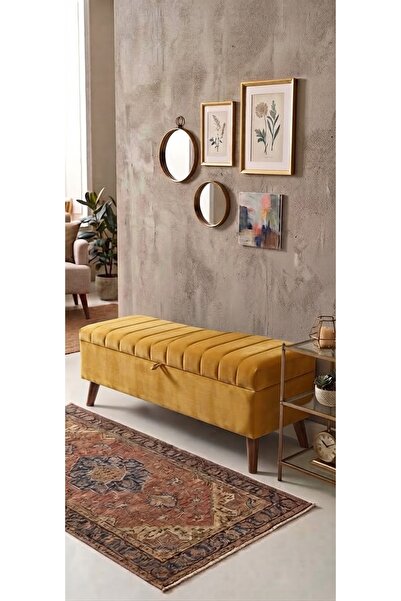yuse aksu CİZGİ KAPİTENE SANDIKLI PUF 120X40X45