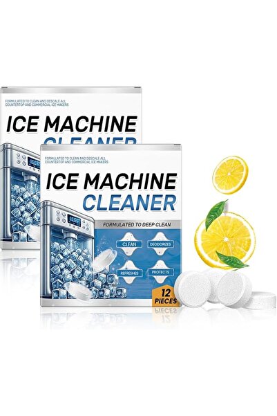 NALACAL 2 Pcs Ice Machine Cleaner Maker Descaler, 24 Clean Tablets Compatible...