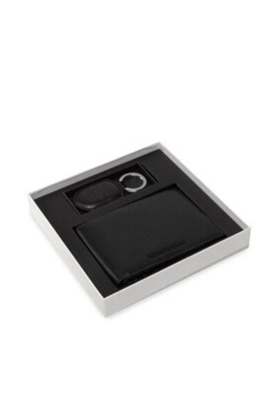 Emporio Armani Set portofel și breloc Y4R222 Y068E 80001 Negru