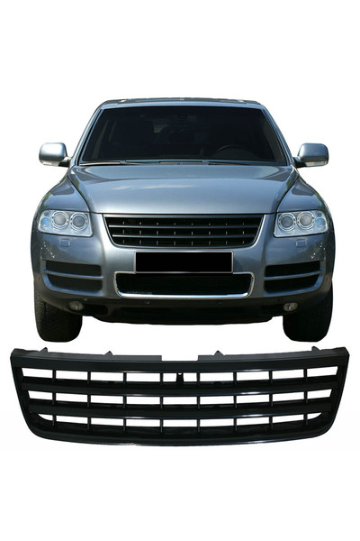 OEM Μάσκα για Vw Touareg 7L 02-06 Χωρίς Έμβλημα Μαύρη 1 Τεμάχιο (CAR0010979)