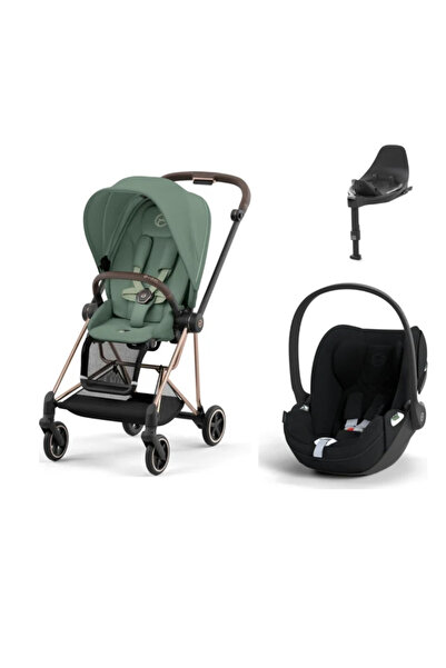 Cybex Mios Travel Sistem | Rosegold Leaf Green & Cloud T Plus Bazalı Sephia B...