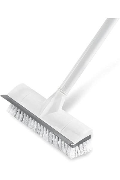 GENERAL Floor Scrub Brush with Long Handle, 50" Stiff Brush, 2 in 1 Stiff Bri...