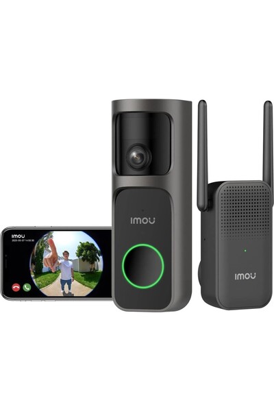 Imou DB-3EP-4M0W/DS3 4 MP DAHİLİ KAMERALI IR KAPI ZİLİ (DOORBELL 3 KİT)