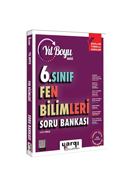 Yargı Yayınları Yargı Ders Arkadaşım 6.Sınıf Fen Bilimleri Yıl Boyu Soru Bankası
