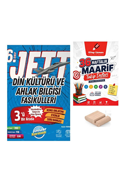 Ünlüler Karması 6..Sınıf Jett Din Kültürü Fasikülleri 2027 Maarif Modeli+Maar...