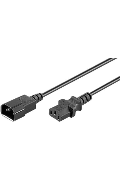 goobay 39202 كابل طاقة أسود بطول 3.5 متر مع موصلات C14 / C13 (3.5 متر، ذكر/أن...