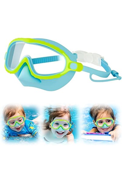 KASTWAVE Kids Swim Goggles with Nose Cover, Anti-Fog Child Diving Goggles Lea...