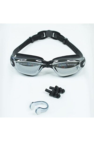 ISHWAZ Swim Goggles with nose clip and earplugs for Men Women Teens, Anti-Fog...