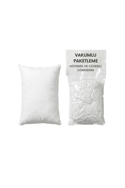 Comfort Craft Throw Pillow Inner Cushion 40X60 cm (400 Gr Tok Filling) |   1 Piece Washable Beaded Silicone Pillow