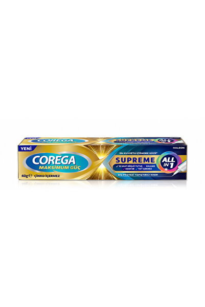 Corega Supreme Maksimum Güç Diş Protezi Yapıştırıcı Krem 40 Gr
