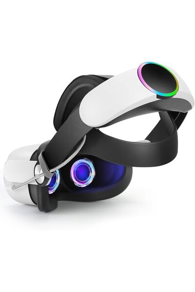 NALACAL حزام رأس مع بطارية لجهاز Oculus Quest 3، حزمة بطارية بسعة 10000 مللي ...