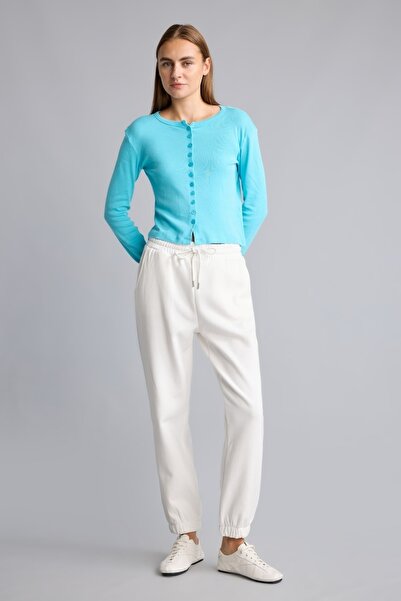 DeFacto Women's Sweatpants F9622Ax/Er105 Ecru