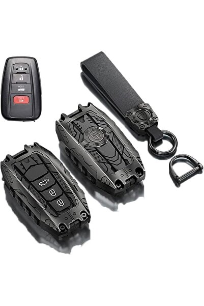 Generic Heavy Metal Key Fob Cover Protector Fit for Toyota,Car Key Case Key H...