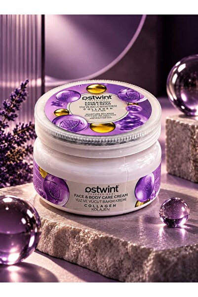 Ostwint COLLAGEN ETKİLİ FACE & BODY CARE CREAM YÜZ VE VÜCUT BAKIM KREMİ 300ML