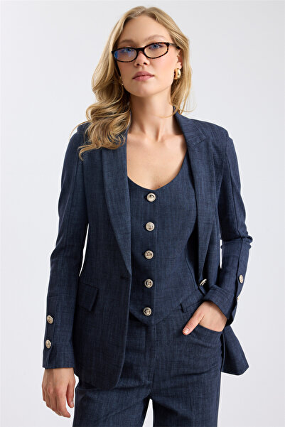 HomeStore Logo Buttoned Punto Milano Blazer