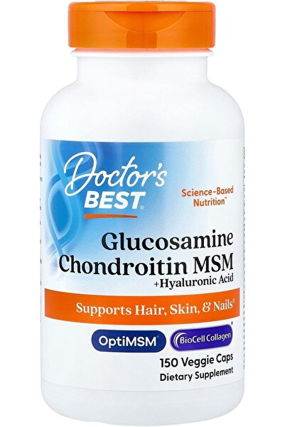 Doctor's Best , Glucosamine Chondroitin MSM + Hyaluronic Acid, 150 Veggie Caps