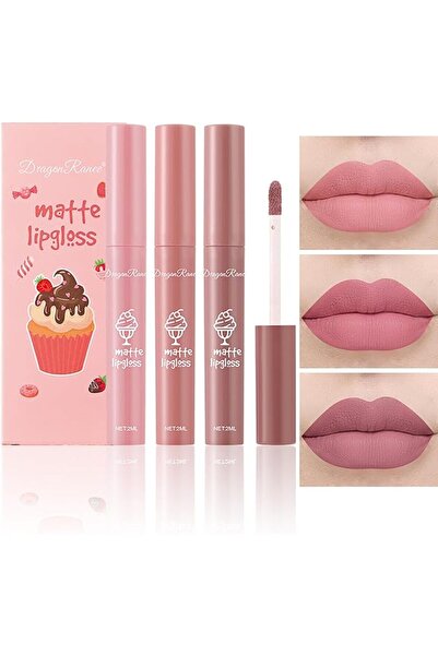 SWIUKPHE Nude Matte Lipstick Set, Velvet mist face matte lip glaze, waterproo...