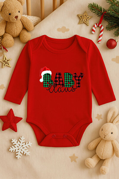 cesita بدلة أطفال من Baby Claus للعام الجديد وعيد الميلاد مطبوعة من القطن بأك...
