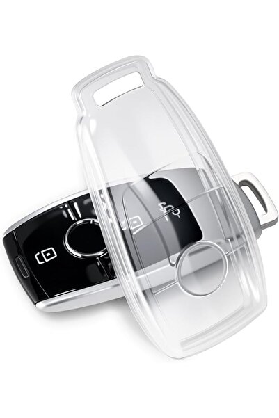 GENERAL for Clear Mercedes Key Fob Cover TPU Car Key Fob Case Fit for Benz GL...