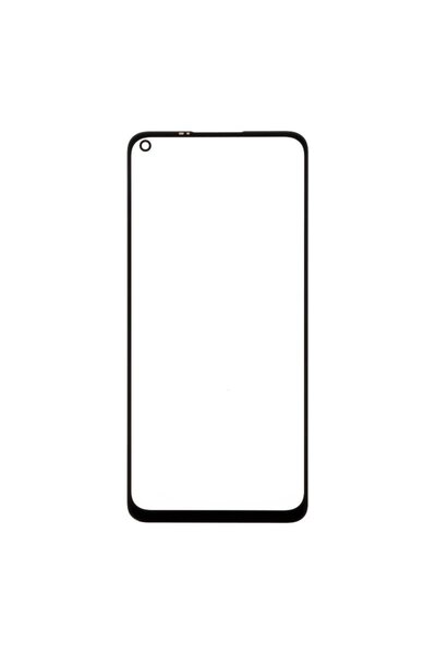 OEM Γυάλινος φακός με OCA για Xiaomi Redmi Note 9 Μαύρο