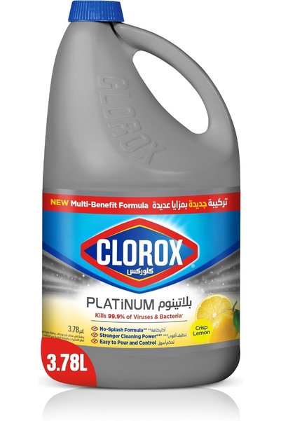 CLOROXY Clorox Platinum Bleach 3.78L, Lemon Fragrance, Upgrade your experienc...
