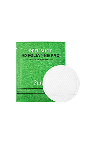 PURITO SEOUL Dischete exfoliante cu acid glicolic si carbune, 8 ml x 8 buc