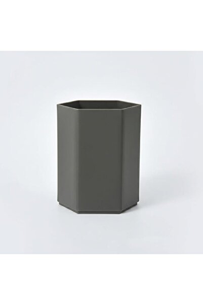 Sweet seven Hexagonal Desktop Organizer, Dark Gray Storage Container for Pens...