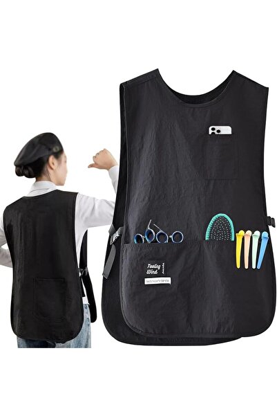 KASTWAVE Waterproof Barber Smock Apron with 4 Pockets – Professional Hair Sty...