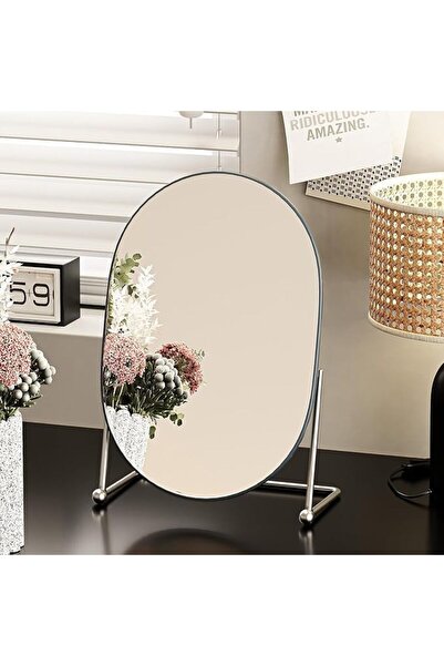 GENERAL Tabletop Makeup Mirror, Desktop Vanity Mirror with 360° Adjustable Ro...