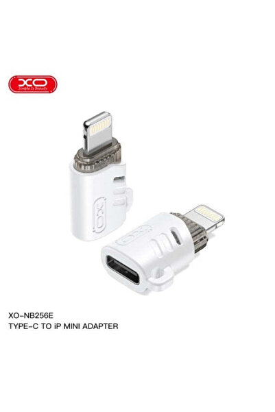 Xo Adaptor de transfer OTG NB 256 F, MicroUSB la Lightning - Alb