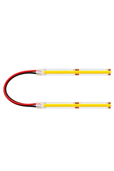 LEDIGANT Conectori cu Fir pentru Bandă LED COB 8 mm, 2 Pini, 10 cm, Fără Lipire, Set 5 Bucăți