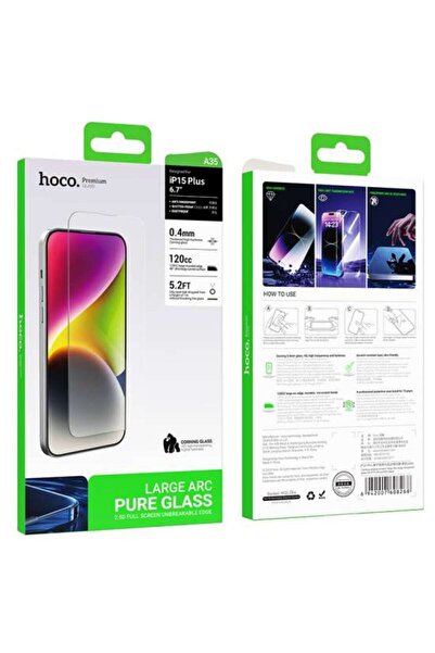 Hoco Γυάλινη Μεμβράνη A 35 για iPhone 15 Plus, ArcEdge, AntiDust