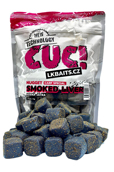 LK Baits Momeala Patratica Crap CUC!, Smoked Liver, 17mm, 1 kg