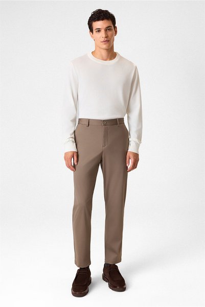 Back And Bond Coffee Comfort Fit Jogger Pants