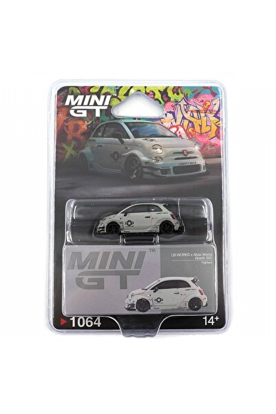 mini gt 1/64 Abarth 595 LB-WORKS x Abas Works Fighters - Blister Paket MGT01064-BL
