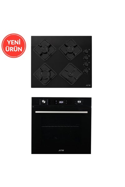 Alveus AFM serisi T12 Siyah 2'li ( ikili ) Cam Dijital Dokunmatik Turbolu Ank...